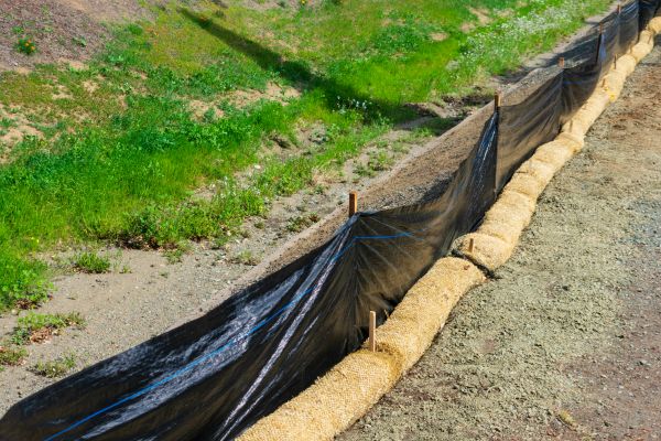 Straw Wattle Installation in Chesterfield